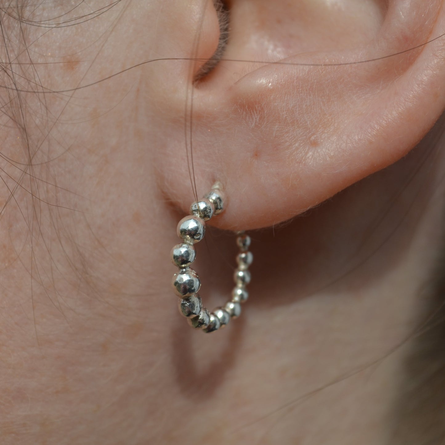 Silver Hoops