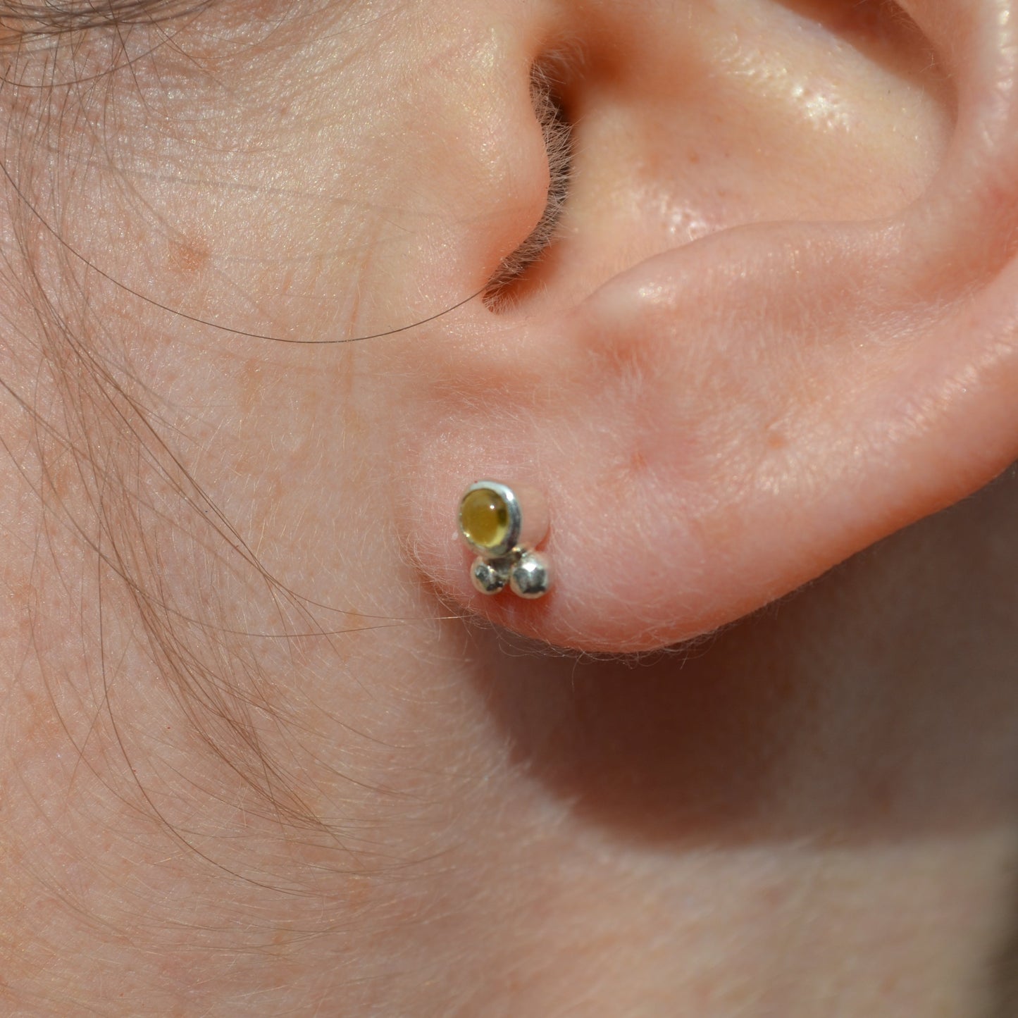 Citrine Stud Earrings