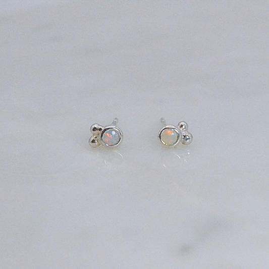 Opal Stud Earrings