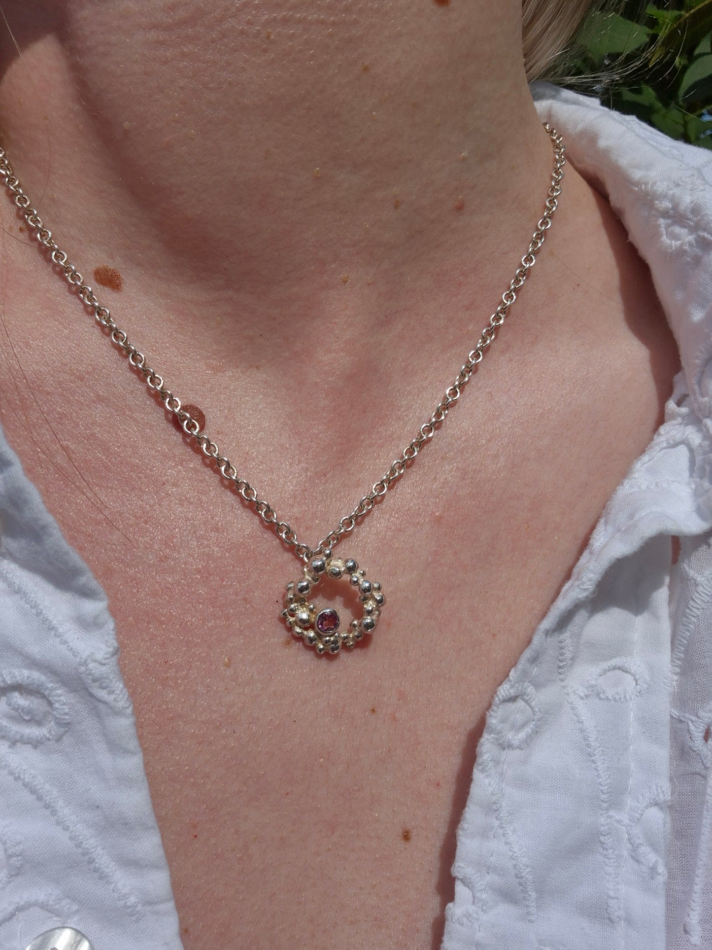 Pink Tourmaline Pendant